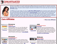 Tablet Screenshot of camaffiliates.com